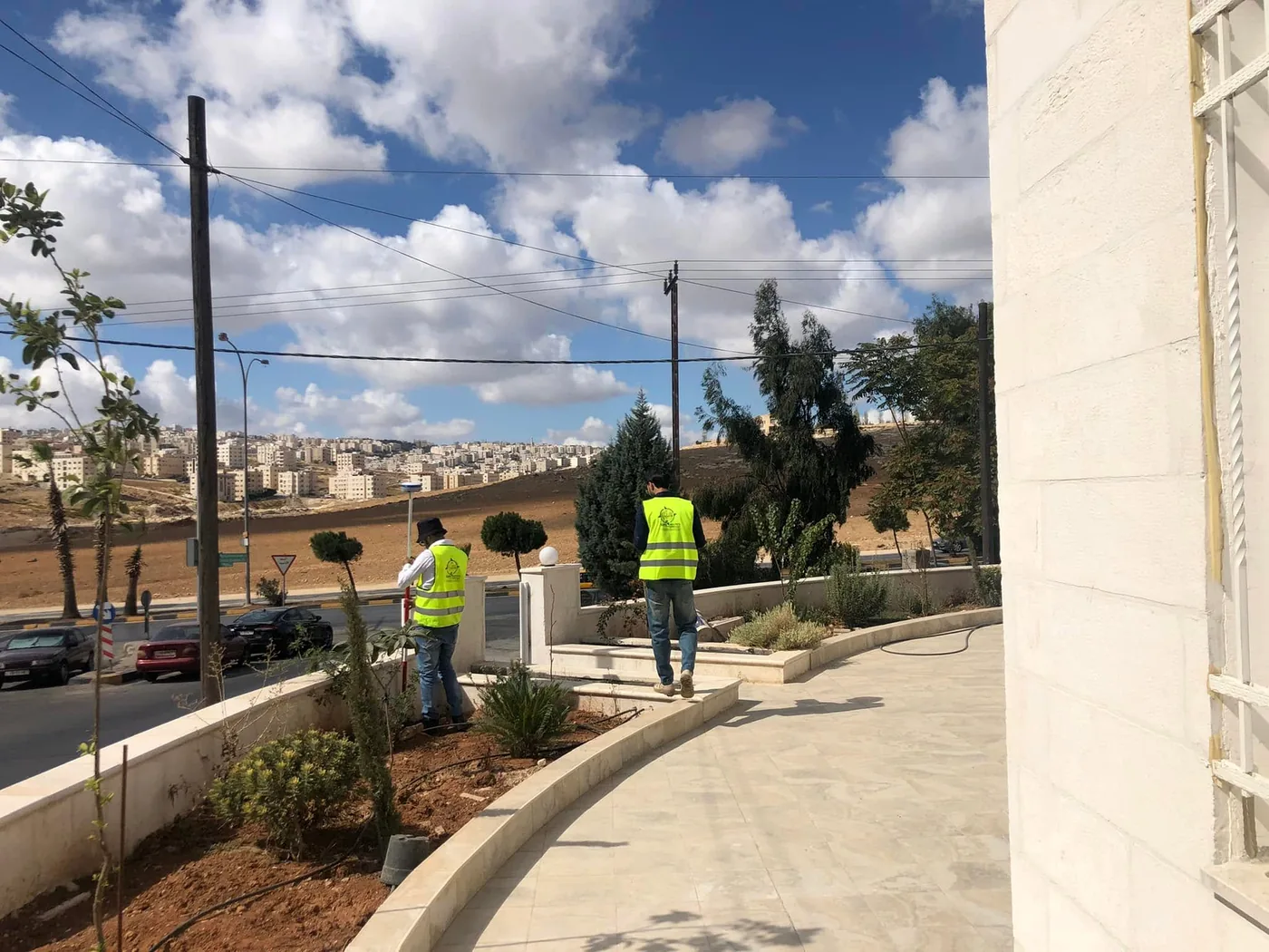 SURVMATICS staff carrying out an urban field survey